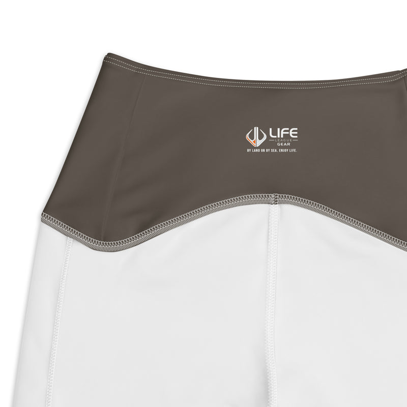 Life League Gear - Women's Leggings with Pockets -  SOLID MANGROVE MUD