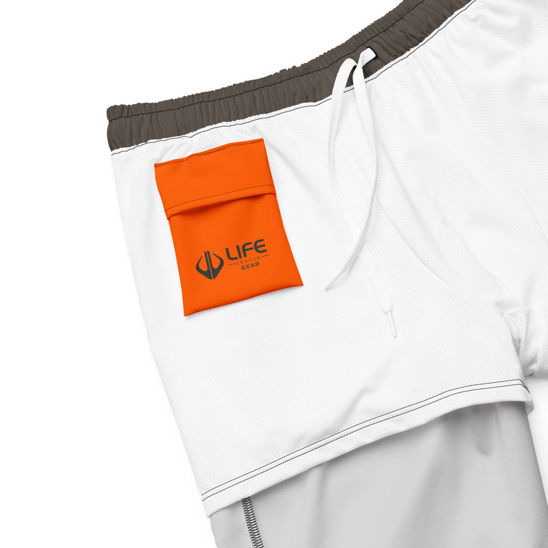 Life League Gear - Men's "ADAPT" Swim/Gym Hybrid Shorts (MUD)