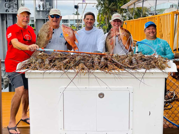 LOBSTERS AND CORAL IN HOT WATER IN THE KEYS