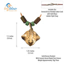 Stingray Necklace for Women Bronze- Stingray Pendant for Women, Stingray Jewelry, Stingray Pendant, Scuba Diving Jewelry, Bronze Jewelry