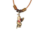 Moray Eel with Scuba Tank Necklaces for Men or Women- Bronze Scuba Diving Jewelry, Scuba Diving Gifts