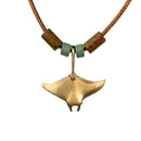 Stingray Necklace Antique Bronze- Manta Ray Necklace for Women | Bronze Stingray Necklace | Stingray Jewelry | Manta Ray Pendant  Scuba Diving Jewelry