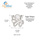 Octopus Necklaces for Women Sterling Silver- Octopus Jewelry, Octopus Pendant, Sea Life Jewelry, Octopus Gifts