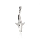 Reef Shark Necklace for Men and Women- Grey Reef Shark Charm Pendant, Gifts for Shark Lovers, Realistic Grey Reef Shark Charm, Sea Life Jewelry