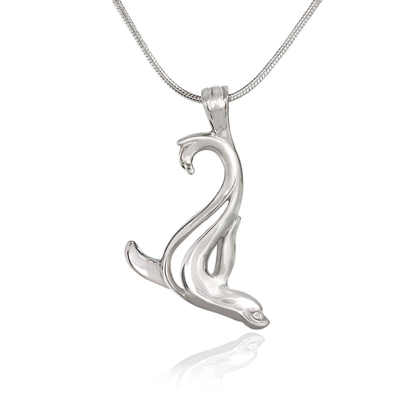 Sea Lion Necklace for Women Sterling Silver- Sea Lion Pendant, Sea Lion Charms, Beachy Necklaces, Sea Life Pendant Necklace, Sea Lion Gifts