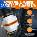 Boat Blower Fan Inline 12v