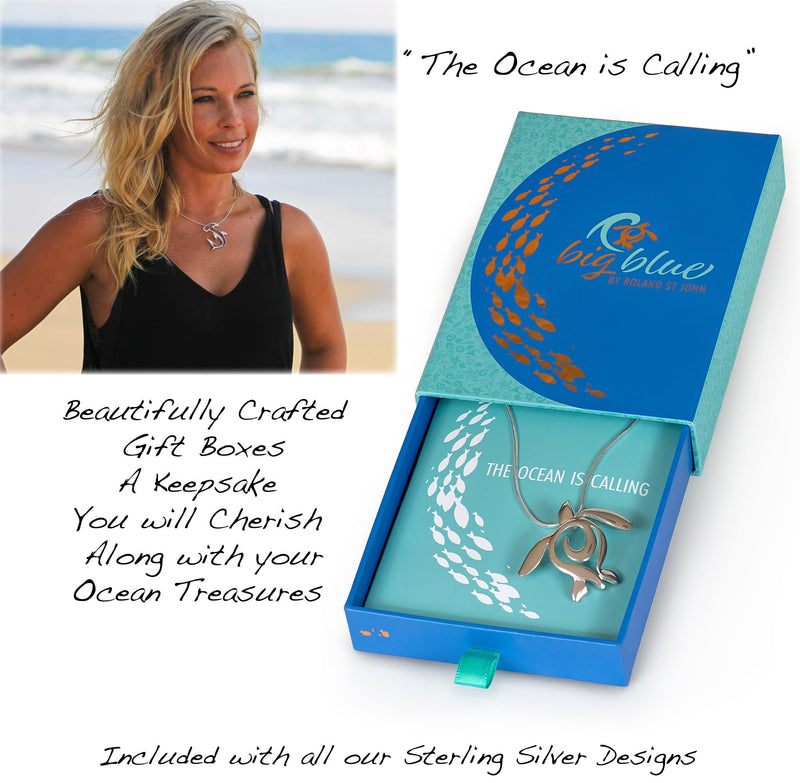 Mermaid Jewelry for Women Sterling Silver- Mermaid Necklaces for Women, Mermaid Gift Ideas for Adults