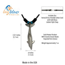 Dolphin Necklace for Men and Women- Dolphin Pendant for Women, Gifts for Dolphin Lovers, Dolphin Jewelry, Dolphin Charm, Gifts for Scuba Divers