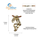 Mermaid Jewelry for Women Solid Bronze- Mermaid Necklaces for Women, Mermaid Gifts for Adults,Bronze Mermaid Necklace, Little Mermaid Gift Ideas