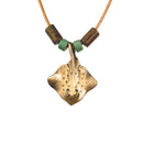 Stingray Necklace for Women Bronze- Stingray Pendant for Women, Stingray Jewelry, Stingray Pendant, Scuba Diving Jewelry, Bronze Jewelry