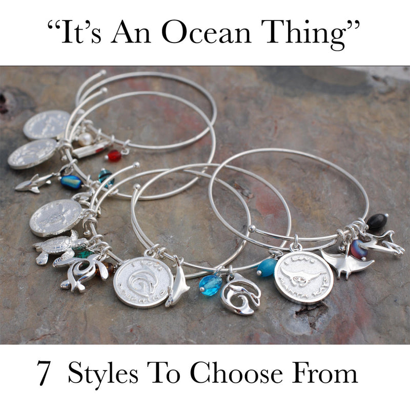 Dolphin Bracelet for Women, Dolphin Bangle Bracelet, Dolphin Charm Bracelet, Adjustable Dolphin Bracelet, Expandable Bracelet with Dolphin Charm