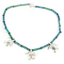 Ocean Theme Baby Sea Turtles Sea Life Charm Necklace
