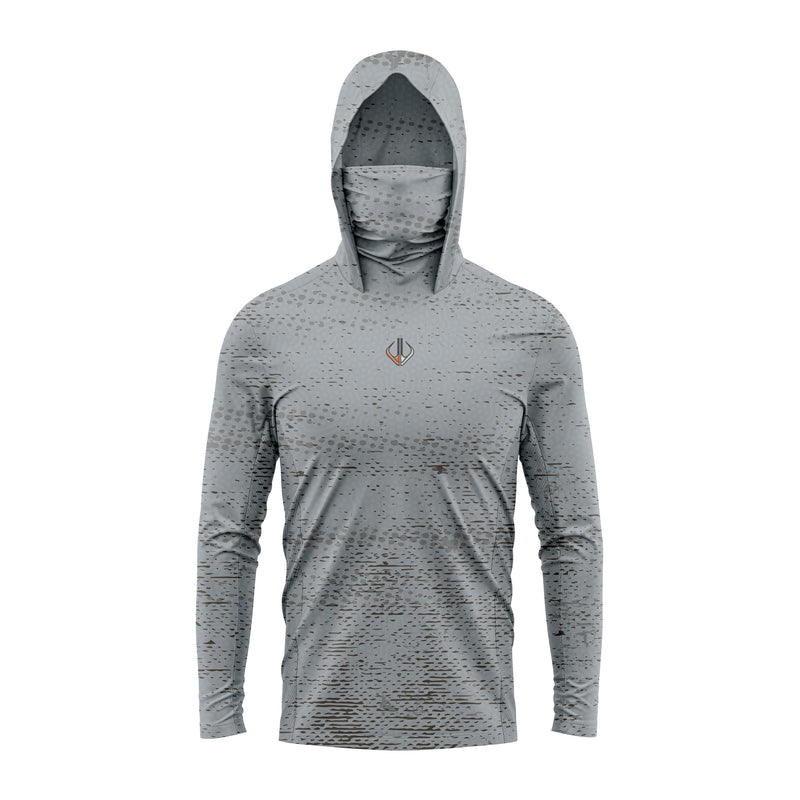 FULLY ADAPT - Long Sleeve UV Fishing Shirt with Hood and Mask