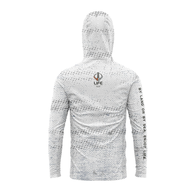 FULLY ADAPT - Long Sleeve UV Fishing Shirt with Hood and Mask