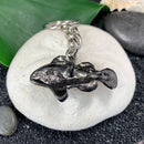 Clown Fish Keychain for Women and Teens-Key Chain Gift for Women, Clown Fish Key Ring, Clown Fish Charm, Gifts for Ocean Lovers, Pewter Keychains