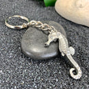 Seahorse Keychain for Women and Men- Seahorse Gifts for Women, Seahorse Key Ring, Seahorse Charm, Gifts for Ocean Lovers, Sea Life Keychain