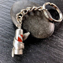 Moray Eel Key Chain- Scuba Diving Key Chain, Scuba Tank Key Chain with Moray Eel, Scuba Diving Gifts, Moray Eel with Scuba Tank Key Fob with Dive Flag