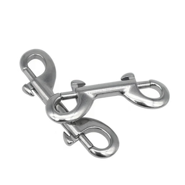 Durable Stainless Steel Double Ended Clip Hook Bolt Snap...