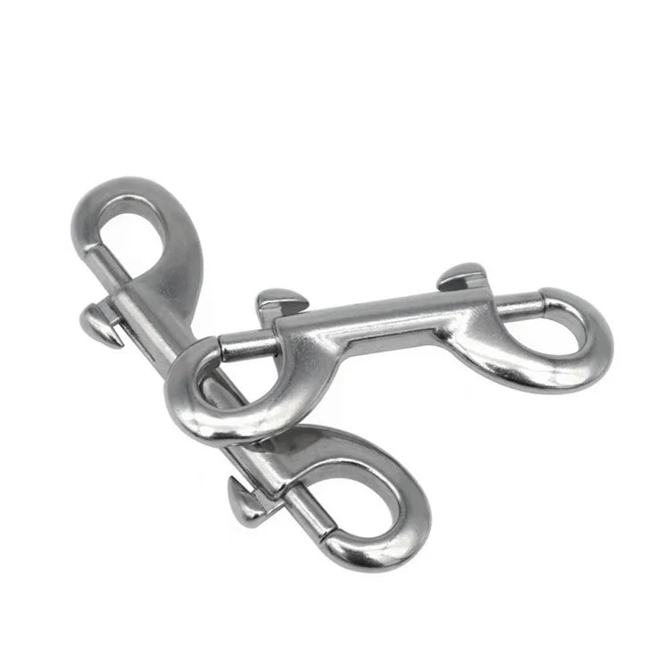 Stainless Steel Double End Snap Hook Clip for Scuba Diving