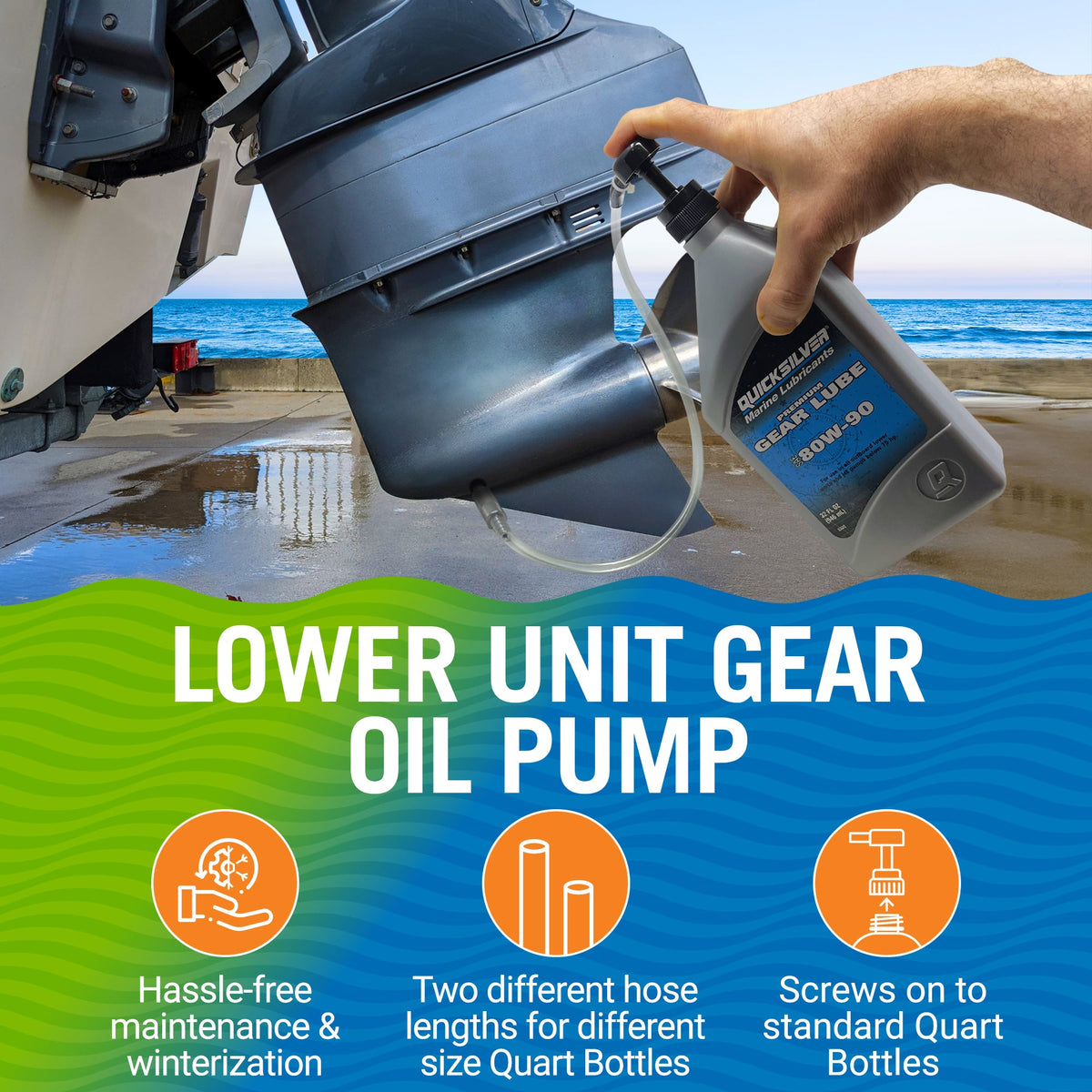 gear oil pump Lower Unit Gear Oil Pump