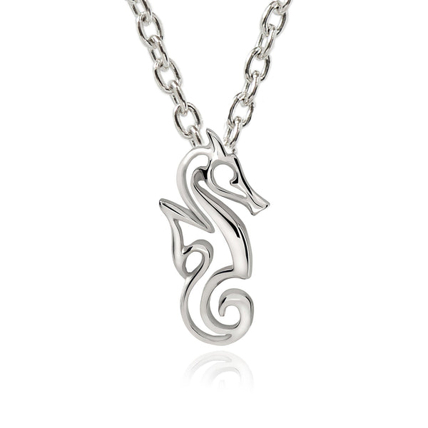 Seahorse Necklaces for Women Sterling Silver- Seahorse Jewelry for Women, Seahorse Gifts for Women, Seahorse Charm, Miniature Seahorse Necklace