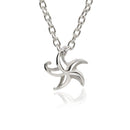 Starfish Necklace Sterling Silver for Women- Small Seastar Necklaces, Small Starfish Charms, Seastar Jewelry Sterling Silver, Beach Necklaces