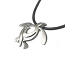 Sea Turtle Necklace Pewter Pendant- Sea Turtle Gift for Women, Honu Turtle Necklace, Ocean Theme Gifts for Turtle Lovers, Sea Life Jewelry