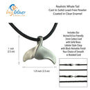 Whale Tail Necklace for Men and Women- Whale Tail Gifts ,Whale Fluke Necklace, Gifts for Whale Lovers, Sea Life Jewelry, Whale Fluke Charm