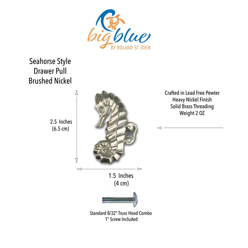 Seahorse Drawer Pulls and Knobs- Seahorse Handles, Nautical Drawer Pulls , Coastal Drawer Pulls, Sea Life Cabinet Knobs, Ocean Themed Draw Pulls