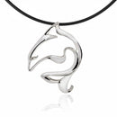 Dolphin Pendant Necklace Sterling Silver- Ocean Theme Jewelry, Gifts for Dolphin Lovers, Sea Life Jewelry, Gifts For Divers