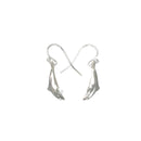 Dolphin  Drop Earrings Sterling Silver,  Ocean Theme Mini Realistic Sea Life Dolphin Earrings