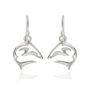 Shark Earrings for Women Sterling Silver- Shark Drop Earrings, Sterling Silver Shark Dangle Earrings, Gifts for Shark Lovers, Shark Charms