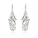 Seahorse Earrings for Women Sterling Silver- Seahorse Drop Earrings, Seahorse Dangle Earrings, Seahorse Jewelry, Seahorse Gifts