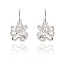 Octopus Earrings Sterling Silver- Octopus Drop Earrings, Dangle Octopus Earrings, Gifts for Octopus Lovers, Octopus Gifts, Sea Life Earrings