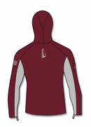 Hooded Surf Rashguard - Maroon