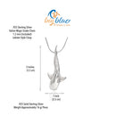 Whale Shark Necklace Charm for Women- Whale Shark Sterling Silver Jewelry, Shark Gifts for Shark Lovers, Scuba Diving Gifts, Scuba Diving Jewelry