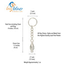 Manatee Keychain for Women and Men- Manatee Gifts, Manatee Key Ring, Manatee Charm, Gifts for Manatee Lovers, Sea Life Key Chain, Manatee Lanyard