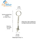 Reef Shark Keychain for Men and Women- Grey Reef Shark Keychain Charm, Gifts for Shark Lovers, Realistic Antique Pewter Keyring, Reef Shark Key Fob