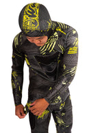 Men’s Lime Fishbone Spearfishing 3.5mm Wetsuit