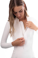 Women's White SiPrene Shorty