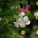 Ocean Angel Christmas Tree Ornament, Ocean Conservation Ornament, Climate Change Awareness Ornament, Angel Of The Sea, Climate Gift