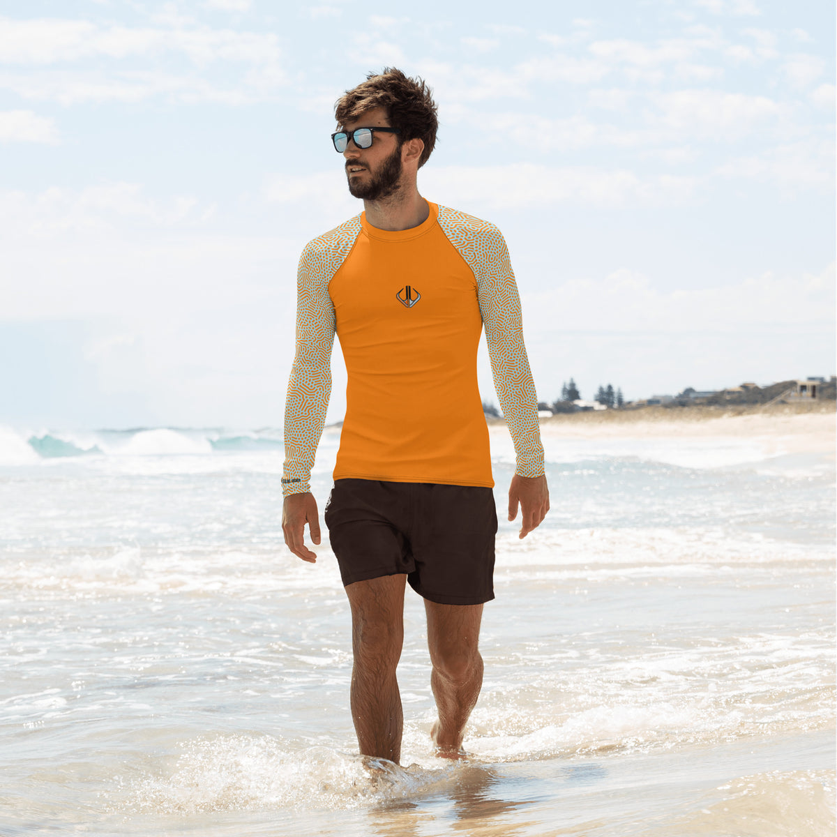 Chemise De Chasse Game Guard Orange Taille L - Manches Longues Ventilée UV