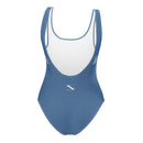 Life League Gear - "Blue Coral" - Women's One Piece (Blue Coral Pattern, White Trim)