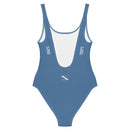 Life League Gear - "Blue Coral" - Women's One Piece (Blue Coral Pattern, White Trim)