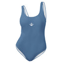 Life League Gear - "Blue Coral" - Women's One Piece (Blue Coral Pattern, White Trim)