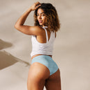 Life League Gear - ADAPT - Keys Blue - Recycled High-Waisted Bikini Bottom