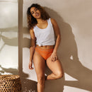 Life League Gear - ADAPT - High Viz Orange - Recycled High-Waisted Bikini Bottom