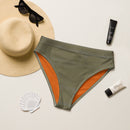 Life League Gear - ADAPT - Olive Green - Recycled High-Waisted Bikini Bottom