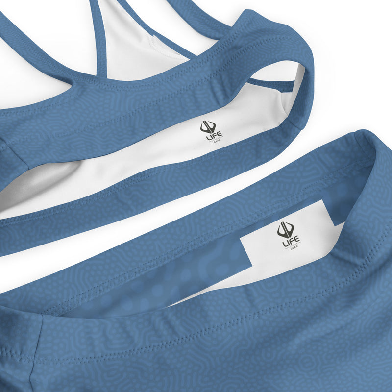 Life League Gear - "Blue Coral" - (White Trim) - Women's Bikini