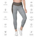 Life League Gear - Women's Leggings with Pockets - "ADAPT" MAKO GREY / MANGROVE MUD